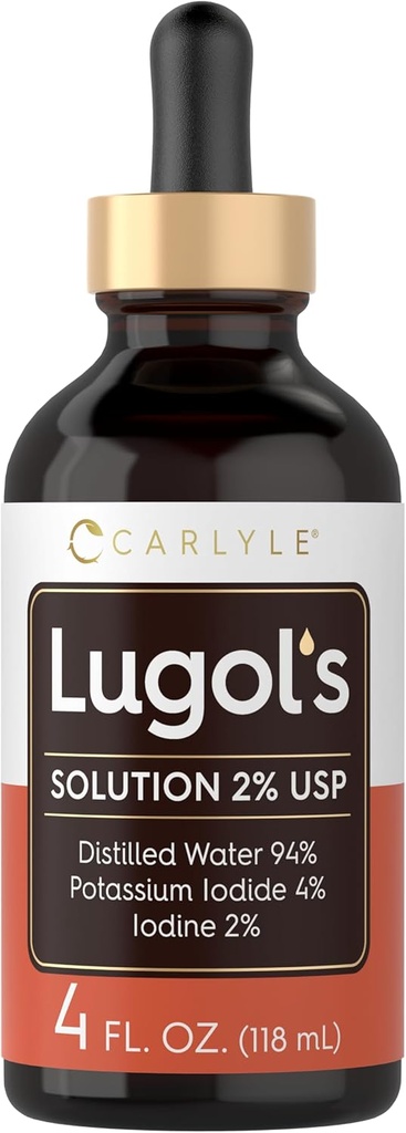 Carlyle Lugols Iodine 2 Pour cent: 4 fl oz (paquet de 1)