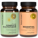 Multivitamines futures - Multivitamines complètes véganes et multivitamines essentielles véganes - Vitamines véganes B12, Oméga 3 et Vitamines D3 - Multivitamines complètes, 42 vitamines dans 1 pour les hommes et les femmes