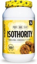 Isothority Whey Protein Isolate, Caramel Coconut Cookie, 2 lb - Acides aminés à chaîne ramifiée ultra absorbants (BCAA) poudre avec 25g par portion, faible teneur en glucides - construire des muscles et accélérer la récupération
