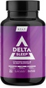 Delta Sleep by HTLT (en anglais seulement) Supplément de sommeil complet avec Ashwagandha, Melatonin, 5-HTP et GABA (90 capsules)