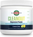 KAL Cleanout Magnésium Plus Psyllium Poudre de musc - Citron Lime - Oxyde de magnésium avec supplément de fibre - Règlement Mélange de boissons de soutien - Pas de sucre - Garantie de 60 jours, 40 portions, 8,5 OZ