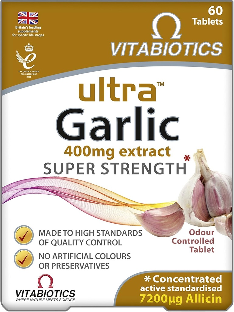 Ultra Garlic Tablets - Pack Of 60 Tablets