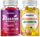 Citrate de potassium Gommies 1000mg, Gommies d'oxyde de magnésium 400mg, Supplément pour adultes