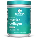 Zammex Marine Collagen Peptides Powder Unflavored, Wild-Caught Fish Collagen Powder, Supports Healthy Skin, Hair, Joints, Type 1 & 3 Collagen Supplement for Women - Easy to Mix. (32 Servings)