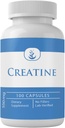 PURE ORIGINAL INGRÉDIENTS Créatine, (100 Capsules) Toujours Pure, Pas d'additifs ou de remplissage, Verifié en laboratoire