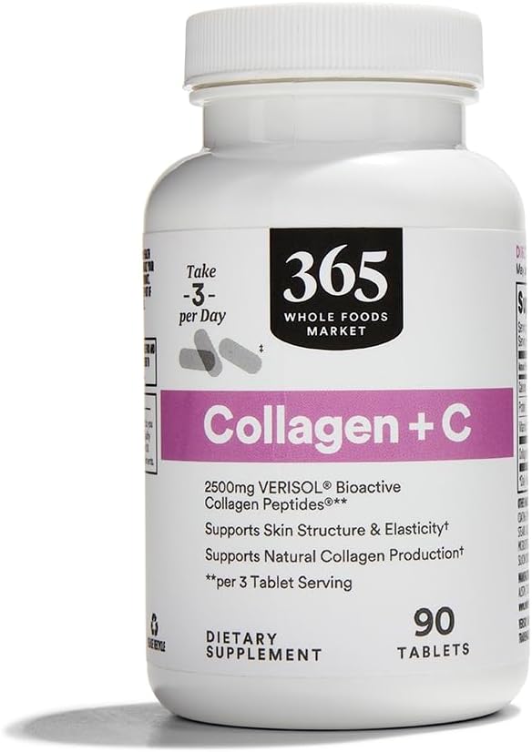 365 par Marché des aliments entiers, Collagen Verisol 2500Mg, 90 Compte