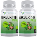 DOCTEUR COMPLÉMENTS RECOMMANDÉS Berberine Plus 1200mg par portion - 120 Capsules de Veggie Jelly Royal (120 Compte (paquet de 2))