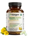 Supplément à l'huile de Primrose biologique, 940 mg 100% pur avec 10 % de GLA, Capsules organiques liquides à absorption élevée, favorise la santé des femmes et de la peau, pressé à froid, 60 Compte