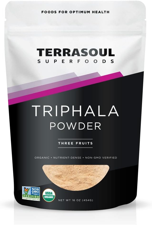 Terrasoul Superfoods Bio Triphala poudre -1 livre