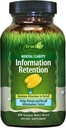 Irwin Naturals Conservation de l'information sur la clarté mentale - 60 Soft-Gels liquides - aide à accroître l'attention aux détails et à conserver et aux renseignements sur les rappels plus rapidement - 30 Total des services