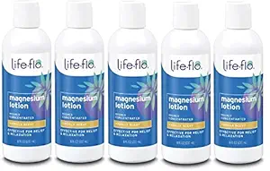 Lotion de magnésium Life-Flo - 8 oz (paquet de 5)