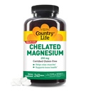 Vie de pays, Magnésium chélaté 250mg, soutient la santé osseuse et immunitaire, Supplément quotidien, 240 ct