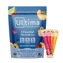 Ultima Replenisher Mélange quotidien de poudre d'électrolyte – Sans sucre – Variété Mocktini, 16 Stickpacks – Packs d'hydratation avec 6 électrolytes clés et minéraux traces – Keto Friendly, non-OGM