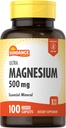 Supplément Magnésium Sundance : 500mg oxyde 100 Caplets enduits de soleil