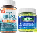 Mens Multivitamins Gummies Vegan Omega3 Gummies 1280mg