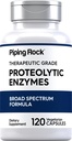 Supplément d'enzymes protéolytiques de la roche piquante : 120 capsules