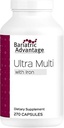 Avantage bariatrique Ultra Multivitamine avec Fer - Ultra Multi avec Fer - Format de Capsule Multivitamine - Fournit un complexe complet de vitamines B - avec vitamine C, chrome et plus - 270 Capsules