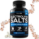 Sels d'électrolyte polyfit - 100 pilules de sel - Comprimés de sel de remplacement d'électrolytes pour les coureurs - Supplément pour l'hydratation rapide, la récupération et l'endurance