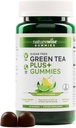 Gommies de thé vert NatureWise - Keto, sans sucre - soutient les objectifs de remise en forme pour les femmes et les hommes - 500mg Thé vert + Cétones framboises, Garcinia Cambogia - Vegan, Pas de gluten - 60 Compte[1-Mois]