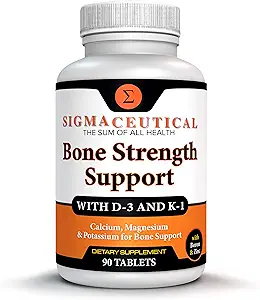 Complexe hydroxyapatite de Calcium Premium - Soutien aux os avec vitamine D3 K Magnésium Zinc - Formule d'absorption complète pour la santé cardiaque de densité osseuse - 90 comprimés
