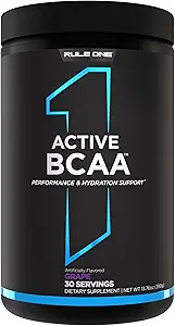 Règle 1 BCAA active - Performance, hydratation et soutien à la récupération avec 5g BCAA + électrolytes, L-glutamine et Citrulline (30 portions, raisins)