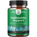 Sels de bile d'oxygène pour le support de la vésicule bille - Suppléments de sels de bile purifiés avec des enzymes digestives de pancréatine Ox & Betaine HCL - Suppléments pour pas de vésicule bille et santé digestive 20 jours