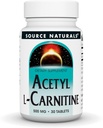 Source Naturals Acetyl L-Carnitine, 500mg, 30 Tablets