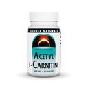 Source Naturelles Acétyl L-Carnitine, 500mg, 30 comprimés