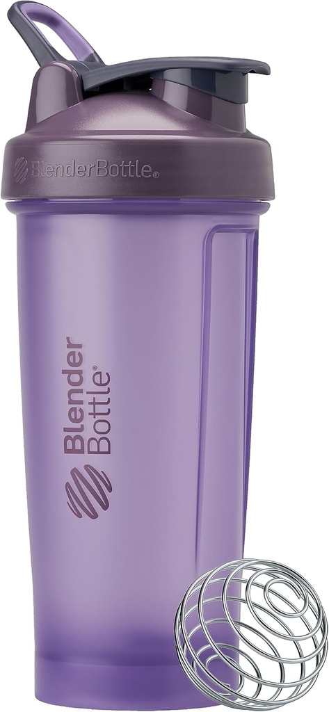 BlenderBottle Classic V2 Shaker Bouteille parfaite pour les shakes protéiques et pré-entraînement, 28oz, couleur violette