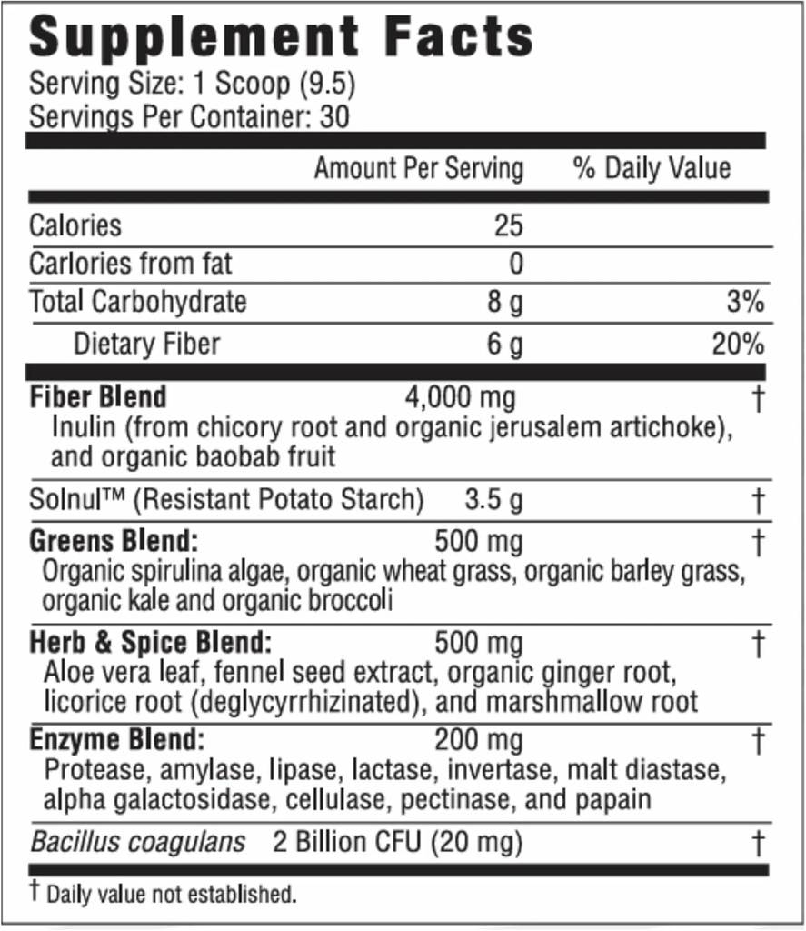 Poudre de légumes verts avec probiotiques et prébiotiques – Poudre de légumes verts, poudre de smoothie et de jus - Santé digestive, santé immunitaire et soutien à la régularité – Mangue, ananas