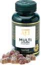 Docteur ALI Multivitamine naturelle Gummies quotidiennes biologiques avec vitamine A, C, et nutriments essentiels.