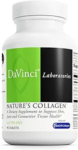 DAVINCI Labs Natures Collagen - Supplément de collagène BioCell avec MSM & Glucosamine - Aide à soutenir la santé articulaire, la santé de la peau et les tissus conjonctifs - Sans gluten - 90 comprimés