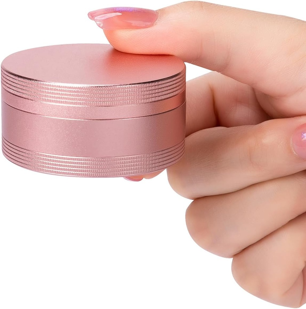 Pill Case Portable Pill Box Pill Daily - Récipient à pilules en métal unique imperméable pour la purse de poche, alliage d'aluminium ronde de la médecine quotidienne Organisateur pour tenir les vitamines, huile de poisson, médecine de taille moyenne