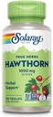 SOLARAY Hawthorn Berry Capsules 1050 mg - Apaisant le soutien aux plantes - Hawthorne Berry Supplément pour le bien-être général - Berry entier, végétalien, non-OGM, garantie de 60 jours, 50 portions, 100 VegCaps