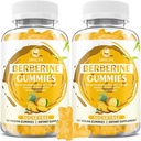 Gommies berbères avec Ceylan Cinnamon 1500mg Supplément HCL berbère de haute puissance pour le soutien immunitaire et métabolique, sans sucre, saveur d'ananas - 120 comte