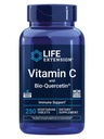 Vitamine C et Bio-Quercetin®, Supplément santé cardiovasculaire, Soutien immunitaire, Très absorbant, quercétine, Vitamine C, Sans gluten, Non-OGM, Végétarien, 250 comprimés