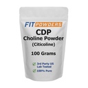 Poudre de citicoline, poudre de choline CDP pure avec scoop, non-OGM, supplément cognitif pour la mémoire et l'apprentissage (100 grammes)