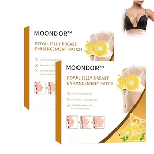 MOONDOR Royal Jelly Breast Enhancement Patch – naturel, respirant et nourrissant patch raffermissant pour les femmes (2Pack)