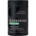 Recherche sportive Berberine - Soutien métabolique ayurvédique à base de plantes - 500 mg - 60 capsules - Vegan Certified, Gluten-Free, Non-OGM