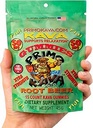Kava Kava Gummies 50mg – Forte Noble Kava avec 50mg Kavalactones pour le calme et la détente – Sans alcool – Extrait de racine de kava Fidji à action rapide – Arôme de bière – 15 comte