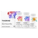 THORNE - Trousse de bien-être jour et nuit - Multi-vitamine Elite + DHA avancé - 30 portions