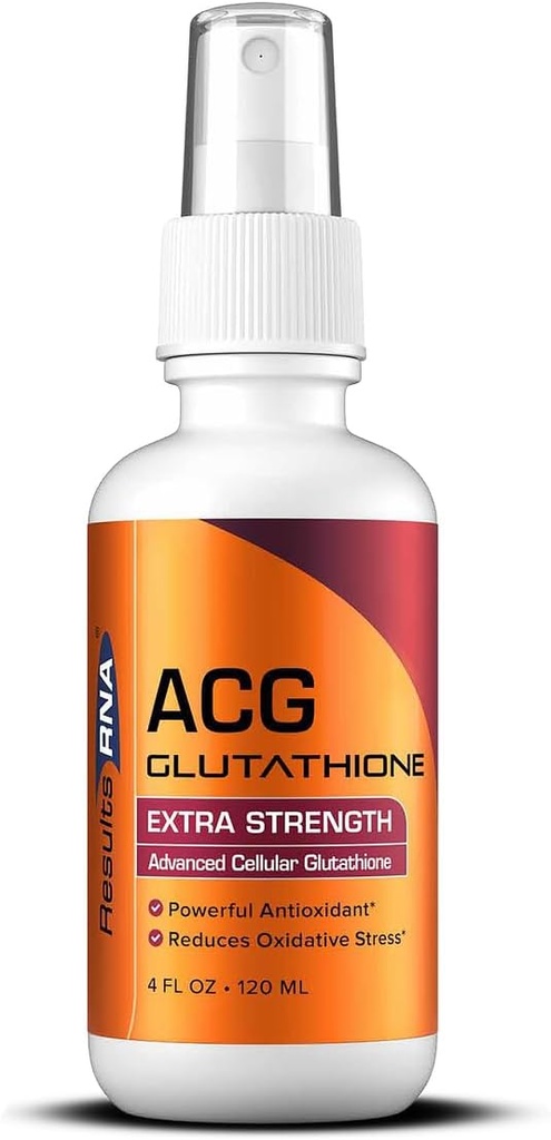 Résultats RNA - ACG Glutathion Extra Strength Immune Boost – Formule puissante antioxydante et immunitaire Boost dans un grand spray de dégustation. Recommandé par Doctors Worldwide ( 4 oz )
