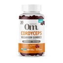OM MUSHROOM SUPERFOOD Cordyceps Gummies, États-Unis Champignons biologiques cultivés, supports, endurance, énergie, et récupération, 60 comte, 30 portions Gummy suppléments