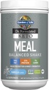 Garden of Life Dr. Formulé Keto Meal Balanced Shake - Poudre de vanille, 14 portions, véritable beurre de féverole et protéines de lactosérum plus probiotiques, non-OGM, sans gluten, kétogène, substitut de repas Paléo