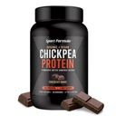Formule Sport Poudre de protéines de pois chick, Protéine biologique et végétale à base de plantes, Toute la poudre de protéines naturelles avec acides aminés essentiels, Saveur de chocolat, seulement 2 glucides nets avec 21 Grams Protéines