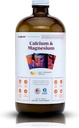 LIQUIDHEALTH Calcium et magnésium supplément de vitamine liquide adulte - os, articulations, muscles, soutien tissulaire conjonctif, santé cardiaque, nutriments essentiels - Fabriqué aux États-Unis, végétalien, non OGM, pas de sucre (32 oz)