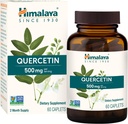 Supplément à l'Himalaya Quercetin pour le soutien aux bioflavonoïdes à base végétale et le bien-être quotidien, le soutien aux antioxydants et aux immuns, 500 mg, non OGM, 60 capsules végétariennes, 2 mois d'approvisionnement