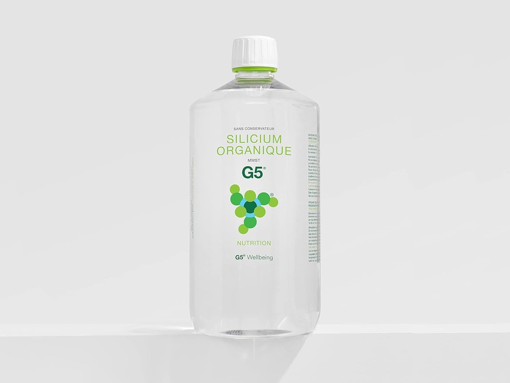 G5 Complément alimentaire nouveau liquide de silicone biologique 4 X 1L