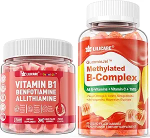 Gommies complexes remplis de vitamine B + Gommies de vitamine B1