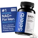 Suppléments NAD+ pour les hommes – Suppléments de santé à l'oxyde nitrique prostate pour les hommes avec resvératrol, CoQ10, L Citrulline et Lycopène pour l'anti-âge, la stamina et le soutien énergétique cellulaire 60 capsules